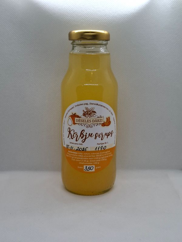 Ķirbju sīrups 350g