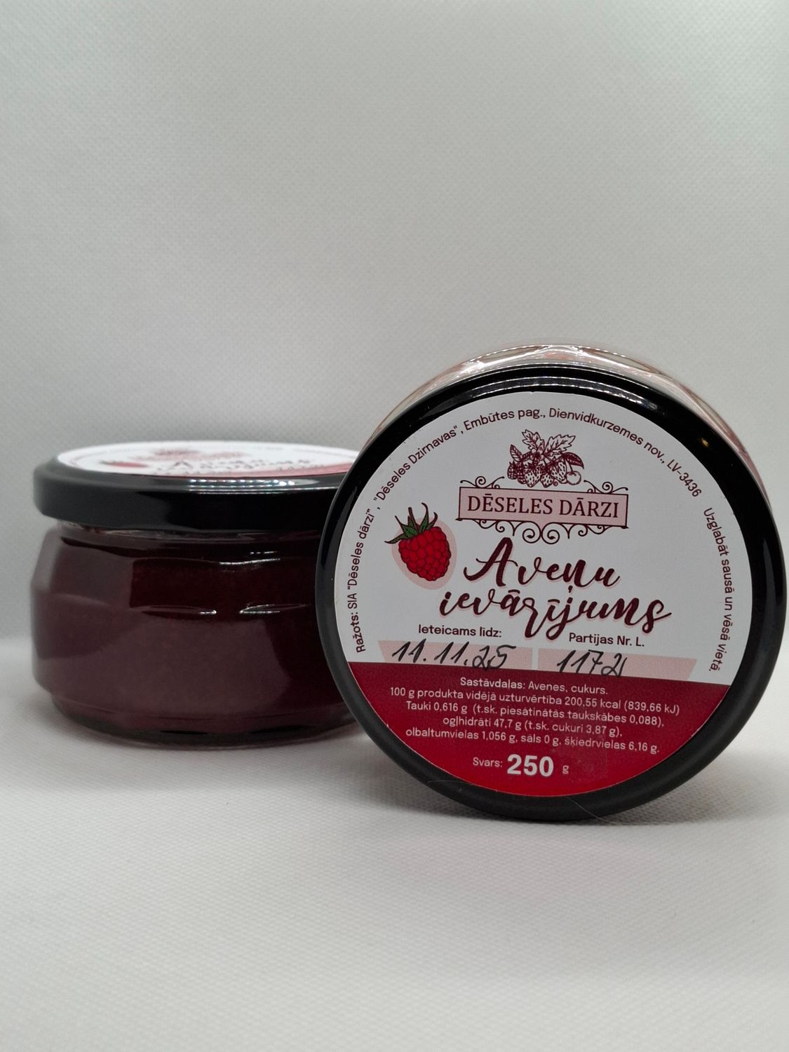 Aveņu ievārījums 250g