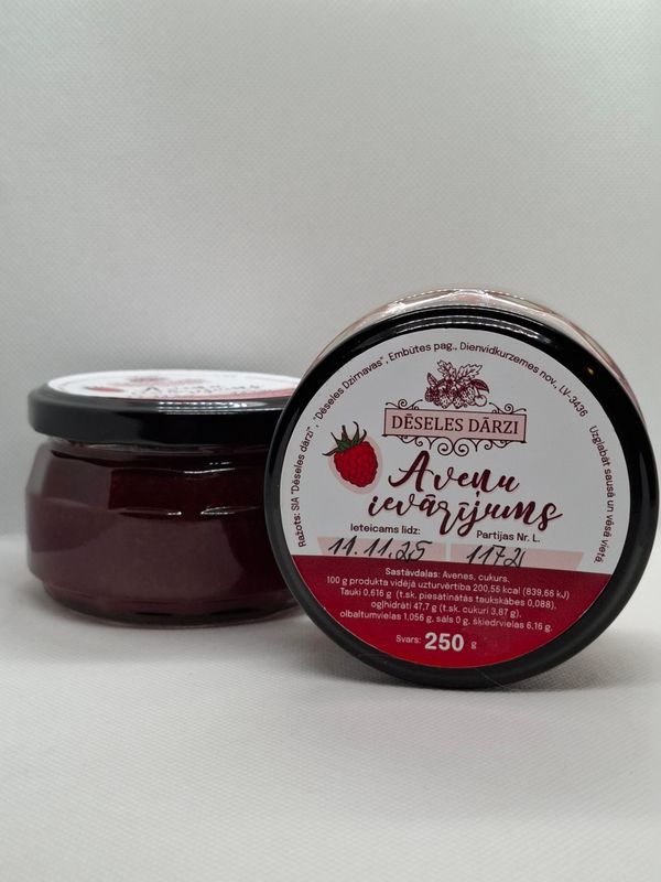 Aveņu ievārījums 250g