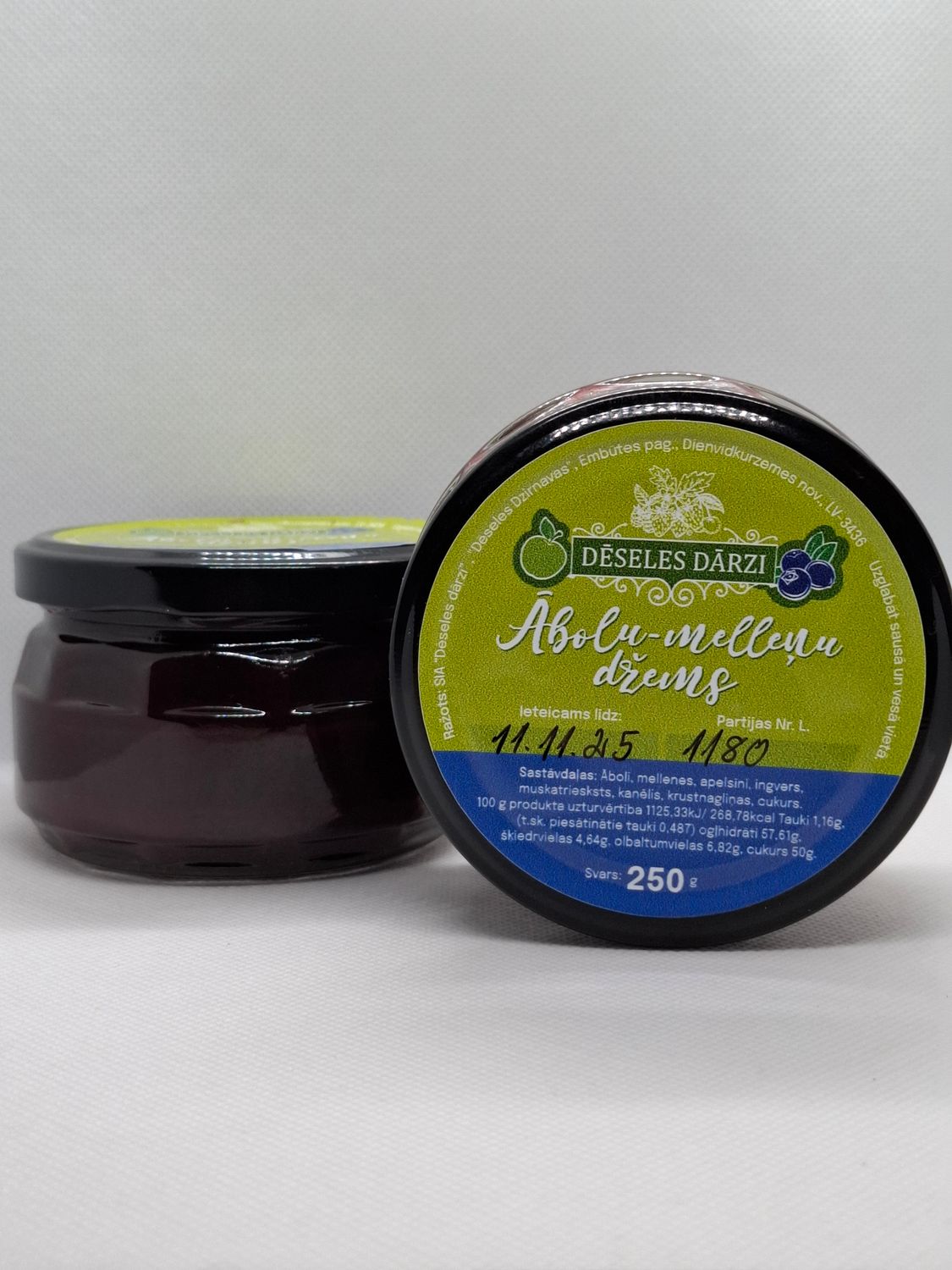 Ābolu-melleņu džems 250g