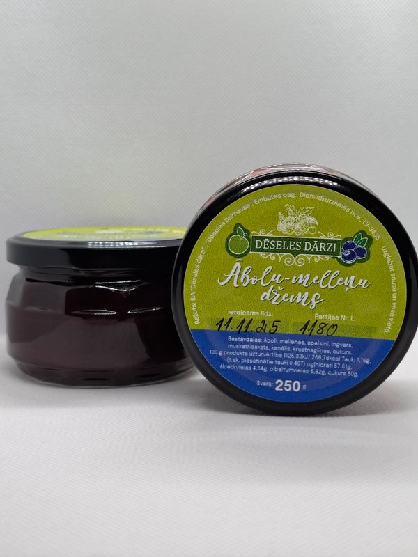 Ābolu-melleņu džems 250g