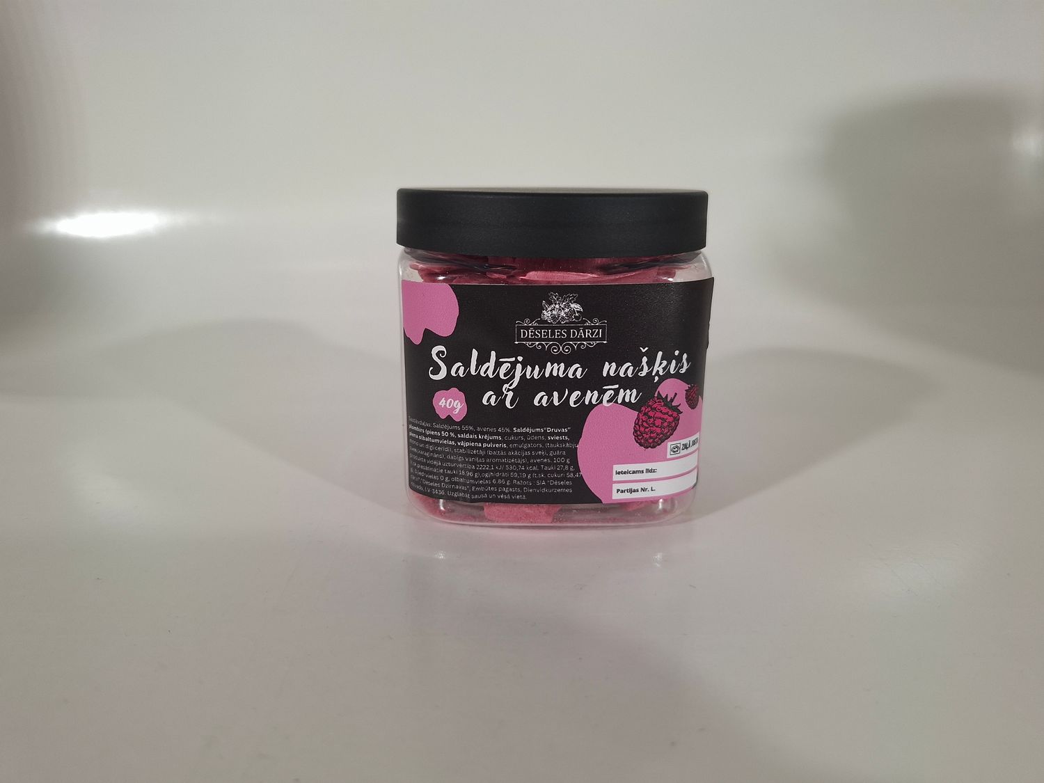 Saldējuma našķis ar avenēm (liofilizēts) 40g