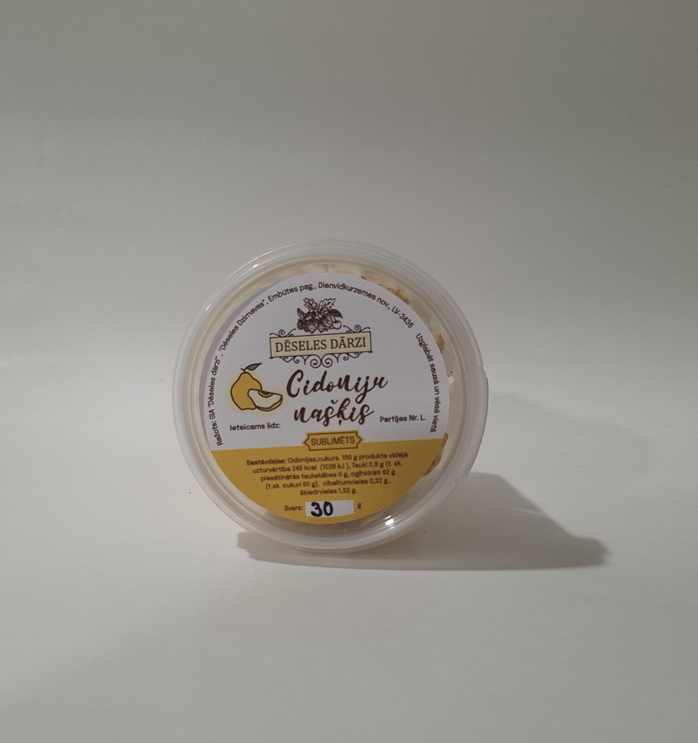 Cidoniju našķis (liofilizēts) 30g Cidoniju našķis (liofilizēts) 30g