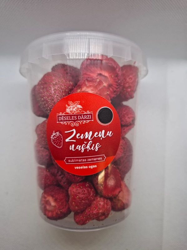 Zemeņu našķis (liofilizēts) 40g Zemeņu našķis (liofilizēts) 40g