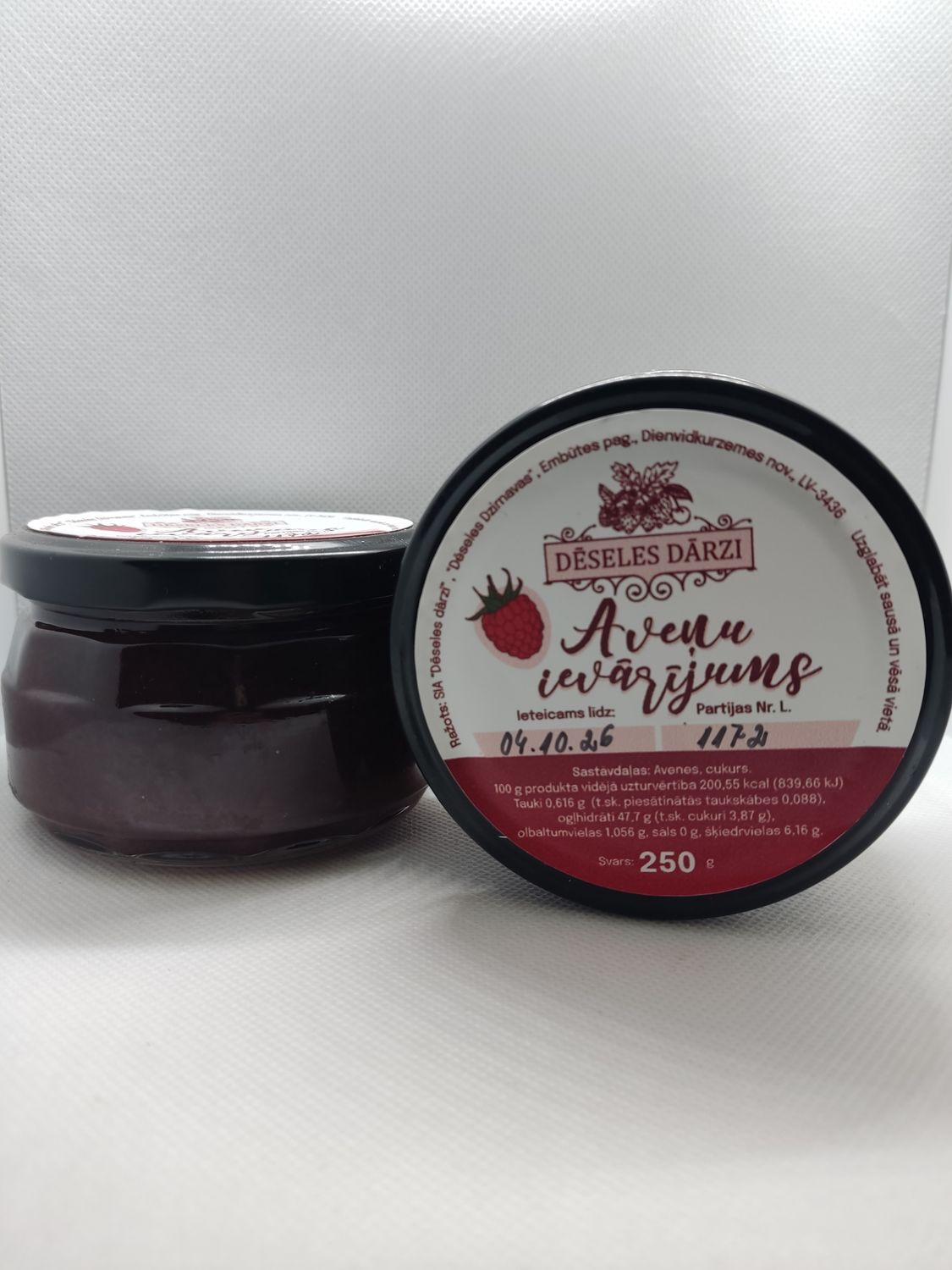 Aveņu ievārījumu 250g