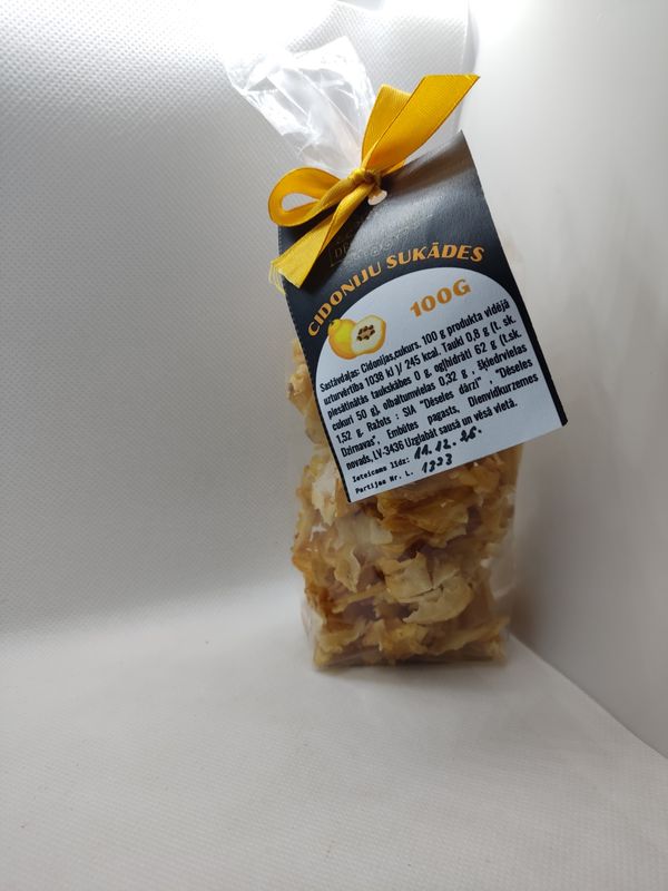 Cidoniju sukādes 100g Cidoniju sukādes 100g