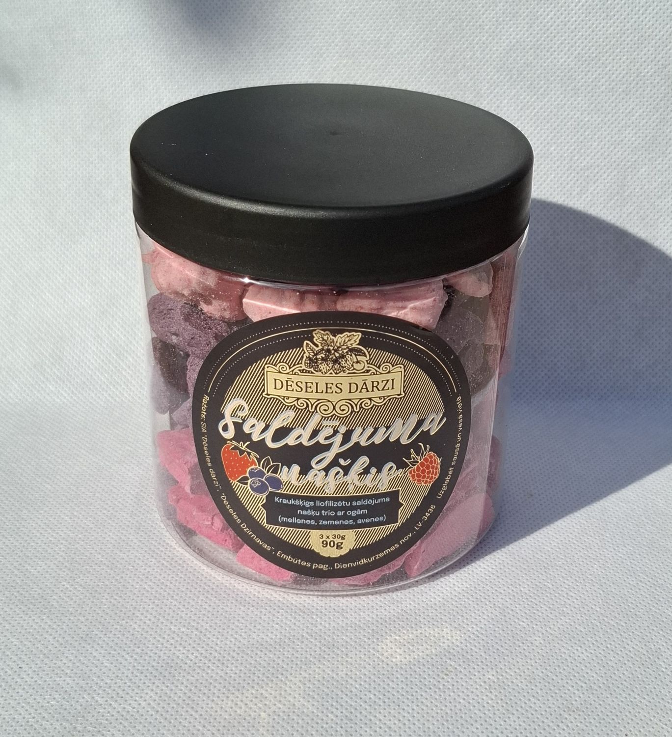 Saldējuma našķis (liofilizēts) (mellenes, zemenes, avenes) 90g