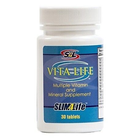 Slim4Life Vita Life Multi-Vitamin & Mineral Supplement pill bottle front