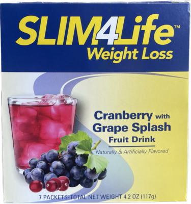 weight loss cranberry grape fruit drink by slim4life