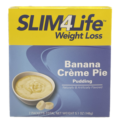 banana pudding weight loss snack by slim4life