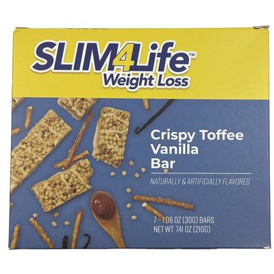 Crispy Toffee Vanilla Bar Crispy Toffee Vanilla Bar