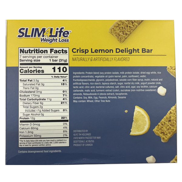 Crisp Lemon Delight Bar