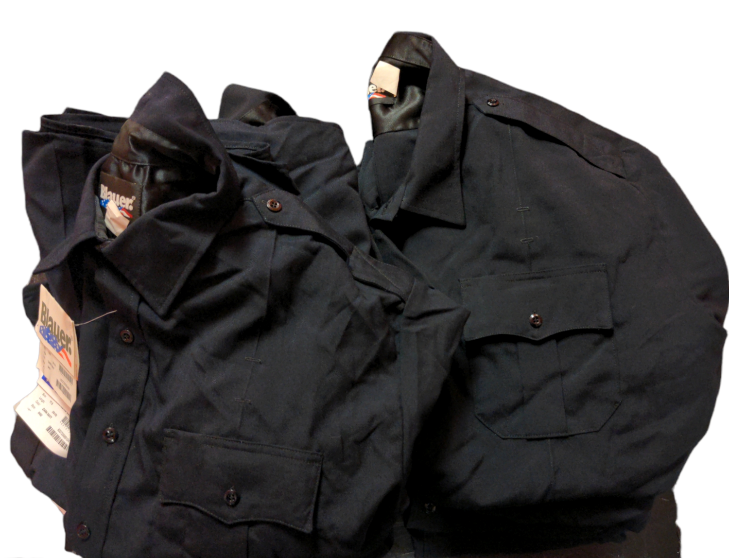 Blauer Long Short Sleeve Uniform Shirts Wholesale Dark Navy 8450 8460 MSRP $1000