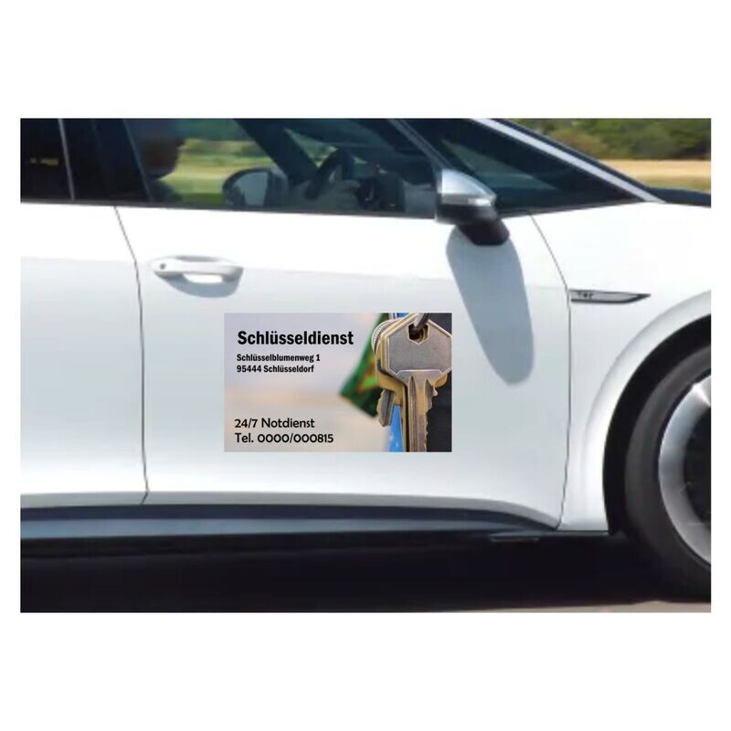 Automagnetschilder - groß