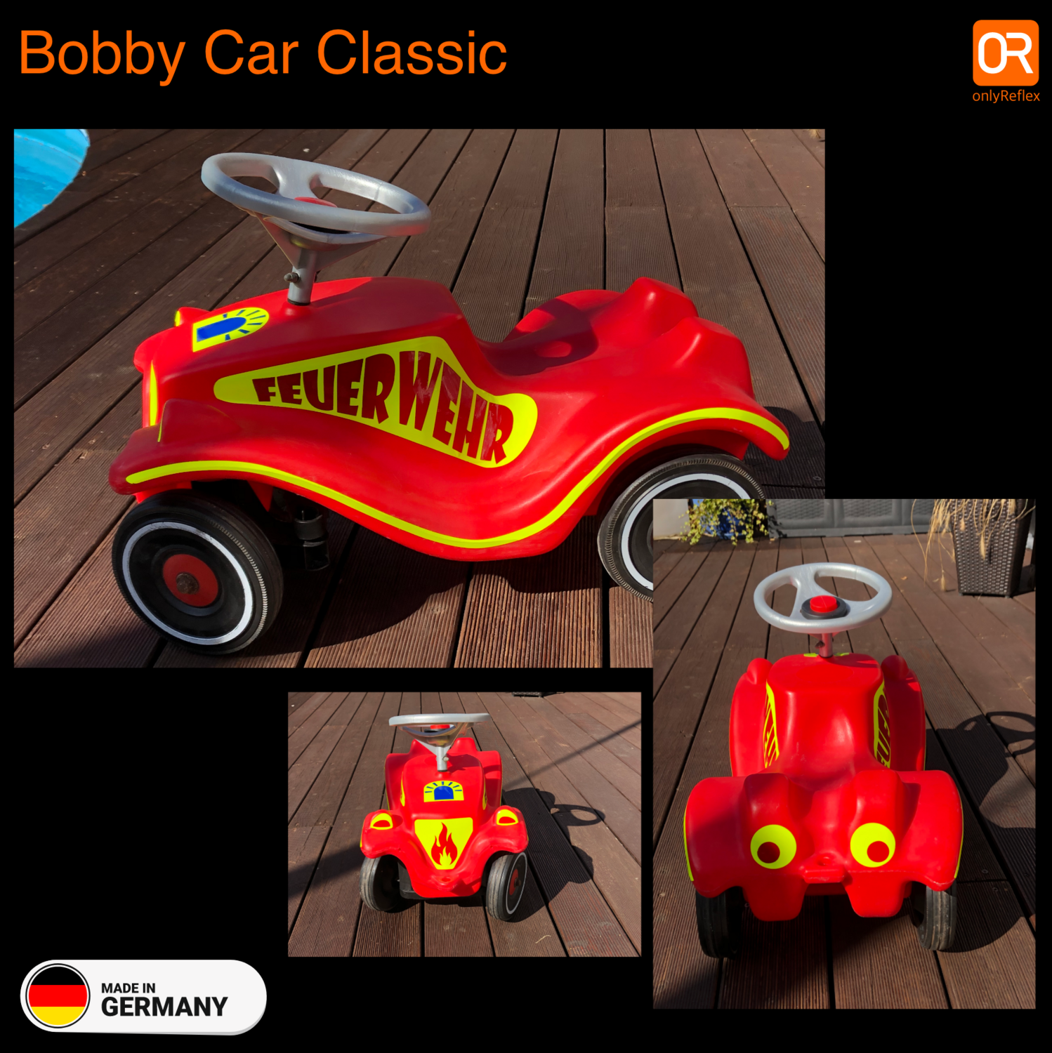 Feuerwehr Bobby Car Classic , Aufkleber