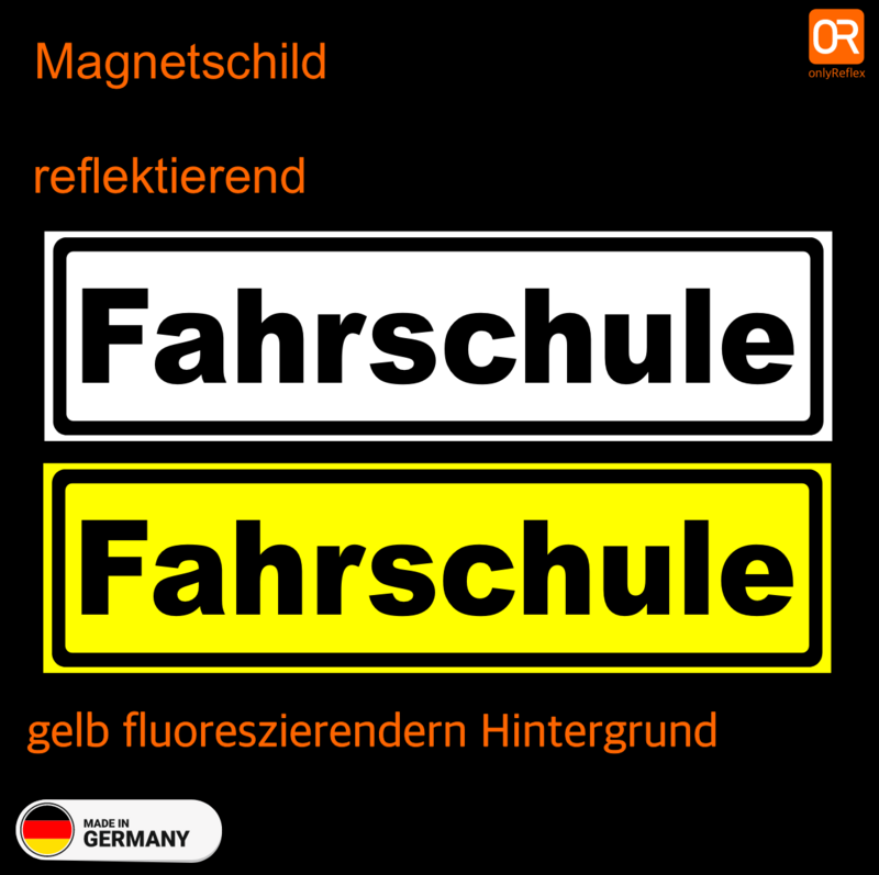 Fahrschule Magnetschild