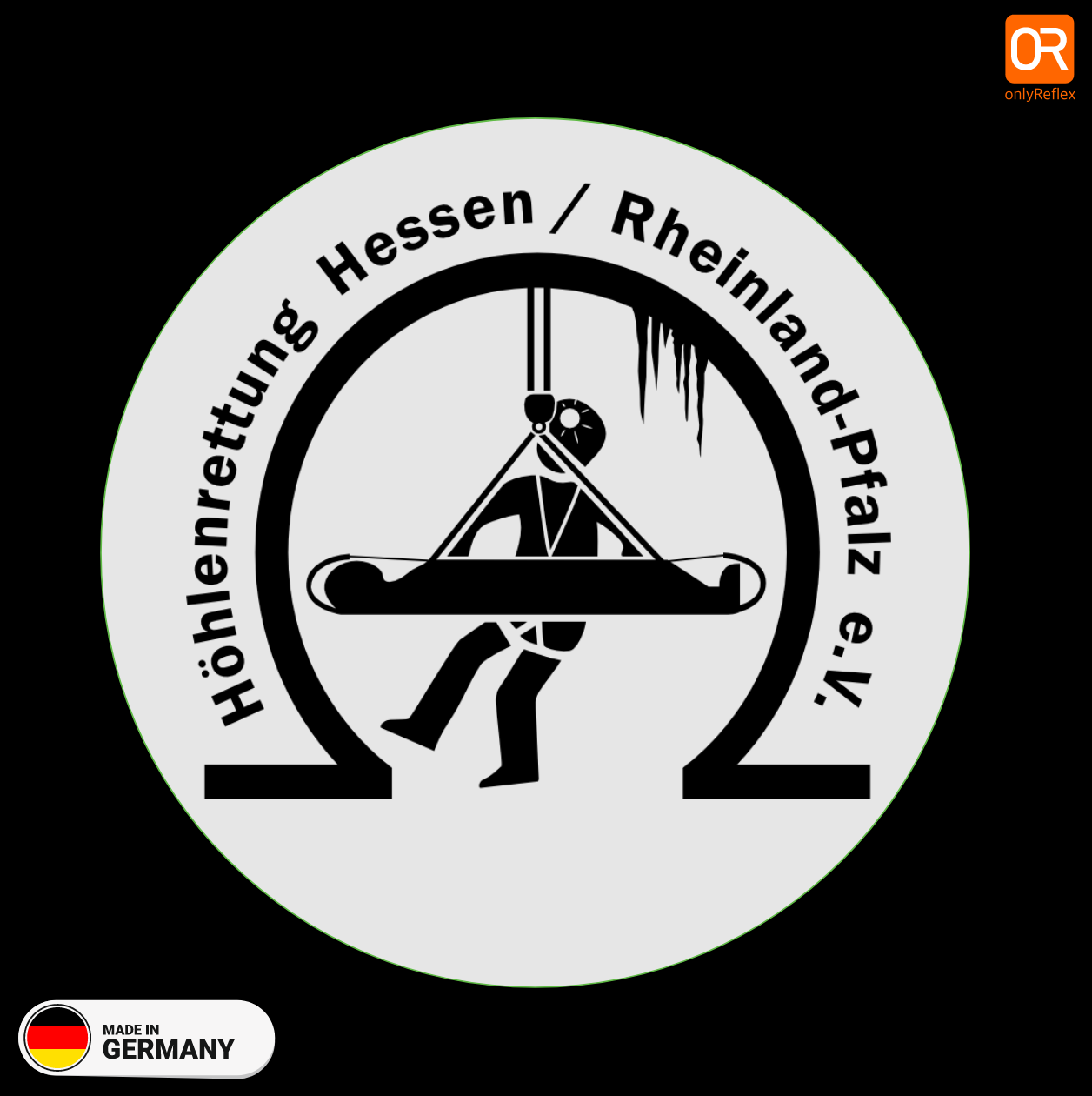 Höhlenrettung Hessen /Rheinland-Pfalz e.V. Aufkleber Rund Höhlenrettung Hessen /Rheinland-Pfalz e.V. Aufkleber Rund