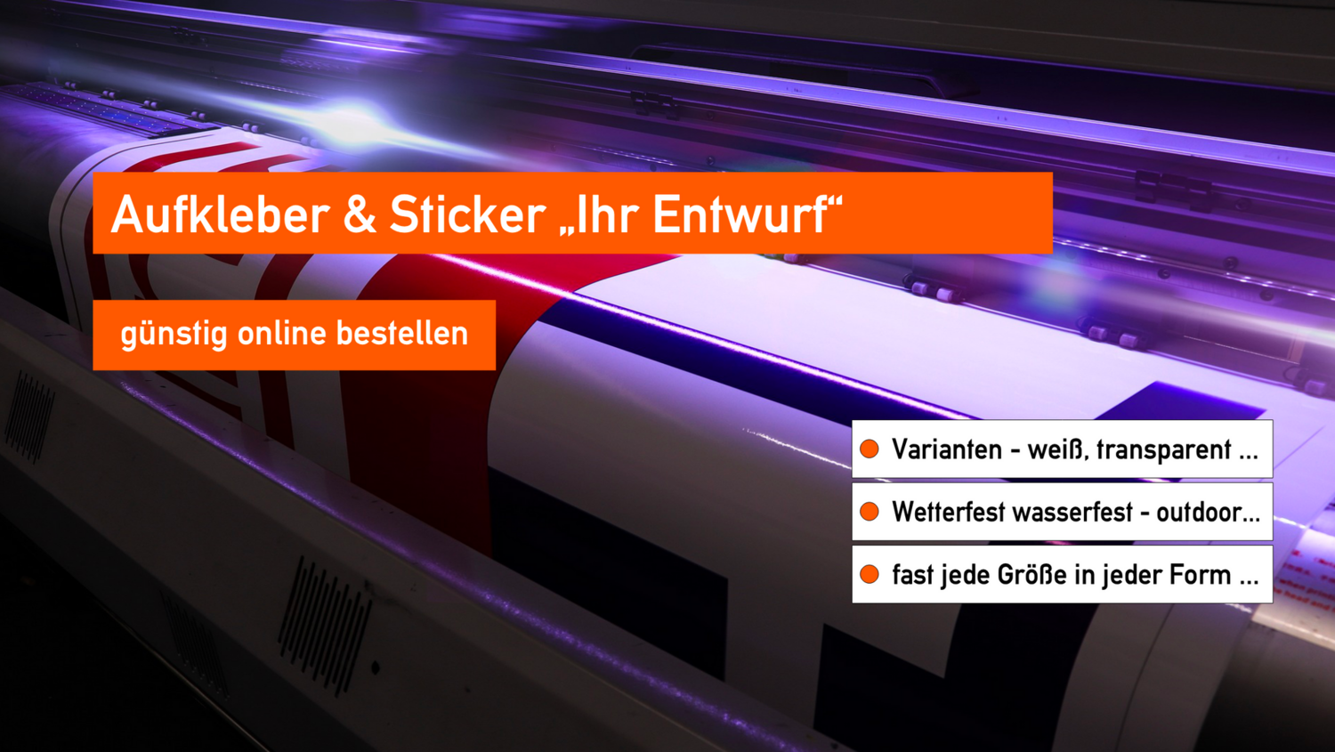 Sticker Druck