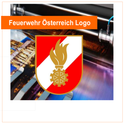 Feuerwehr Österreich Logo Aufkleber Fahrzeugbeschriftung