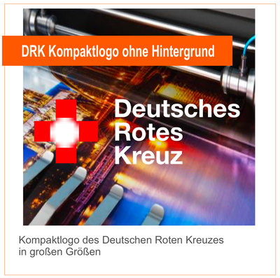 Rotes Kreuz Kompaktlogo, Aufkleber - Fahrzeugbeschriftung