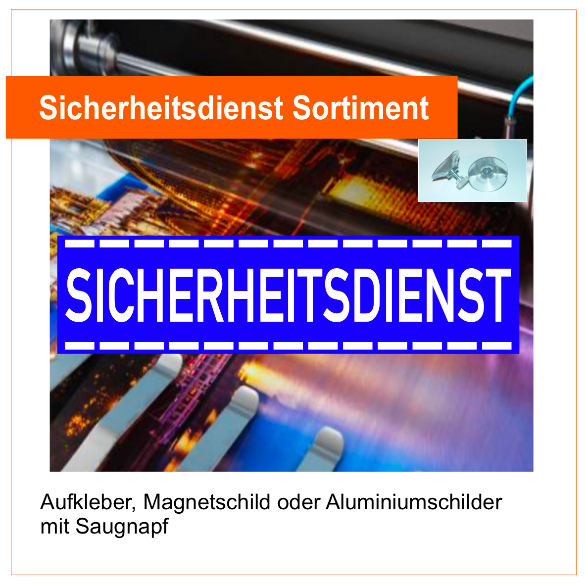 Sicherheitsdienst Sortiment