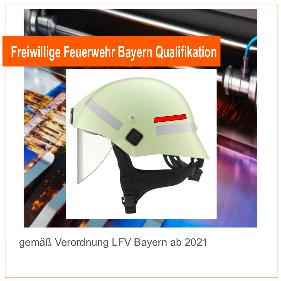 Helmkennzeichnung  Freiwillige Feuerwehr Bayern Qualifikation
