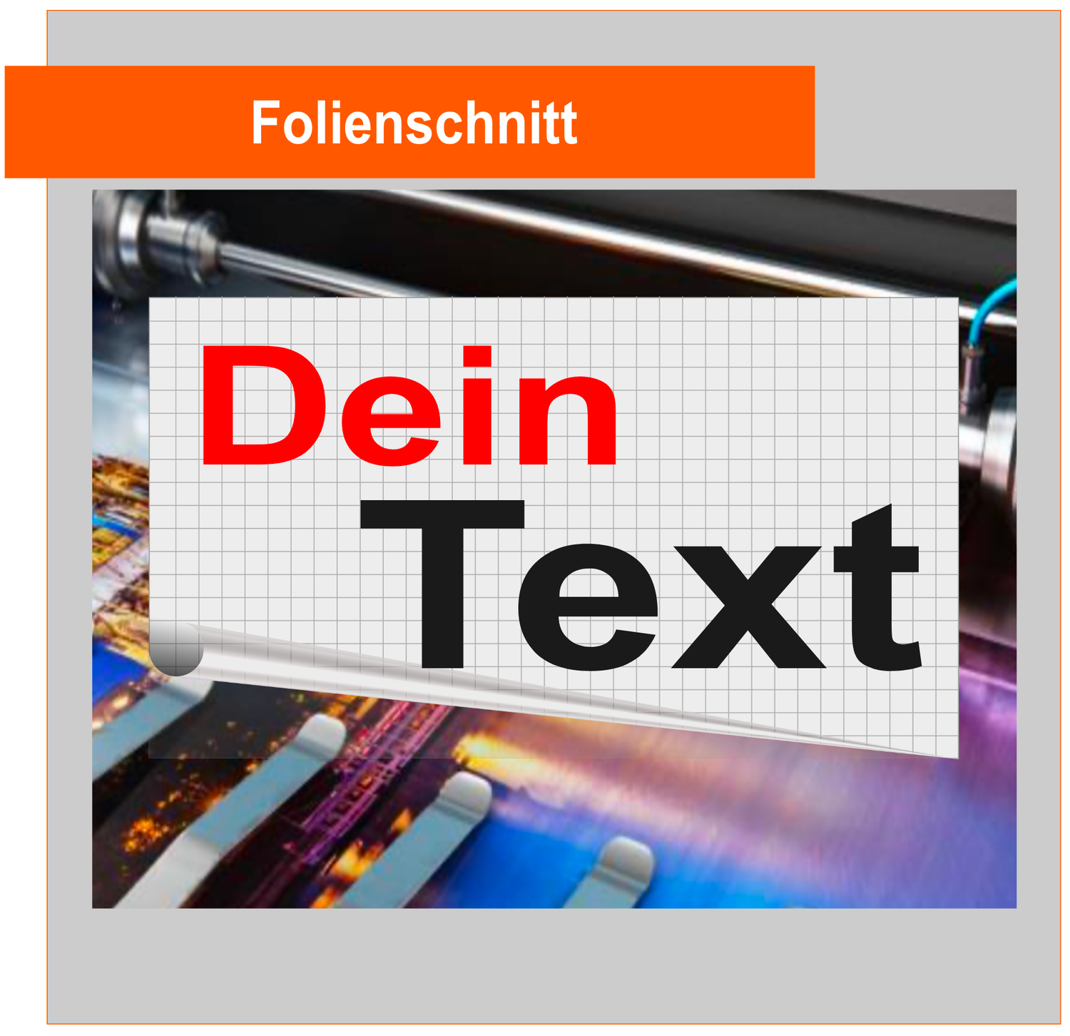 Klebebuchstaben