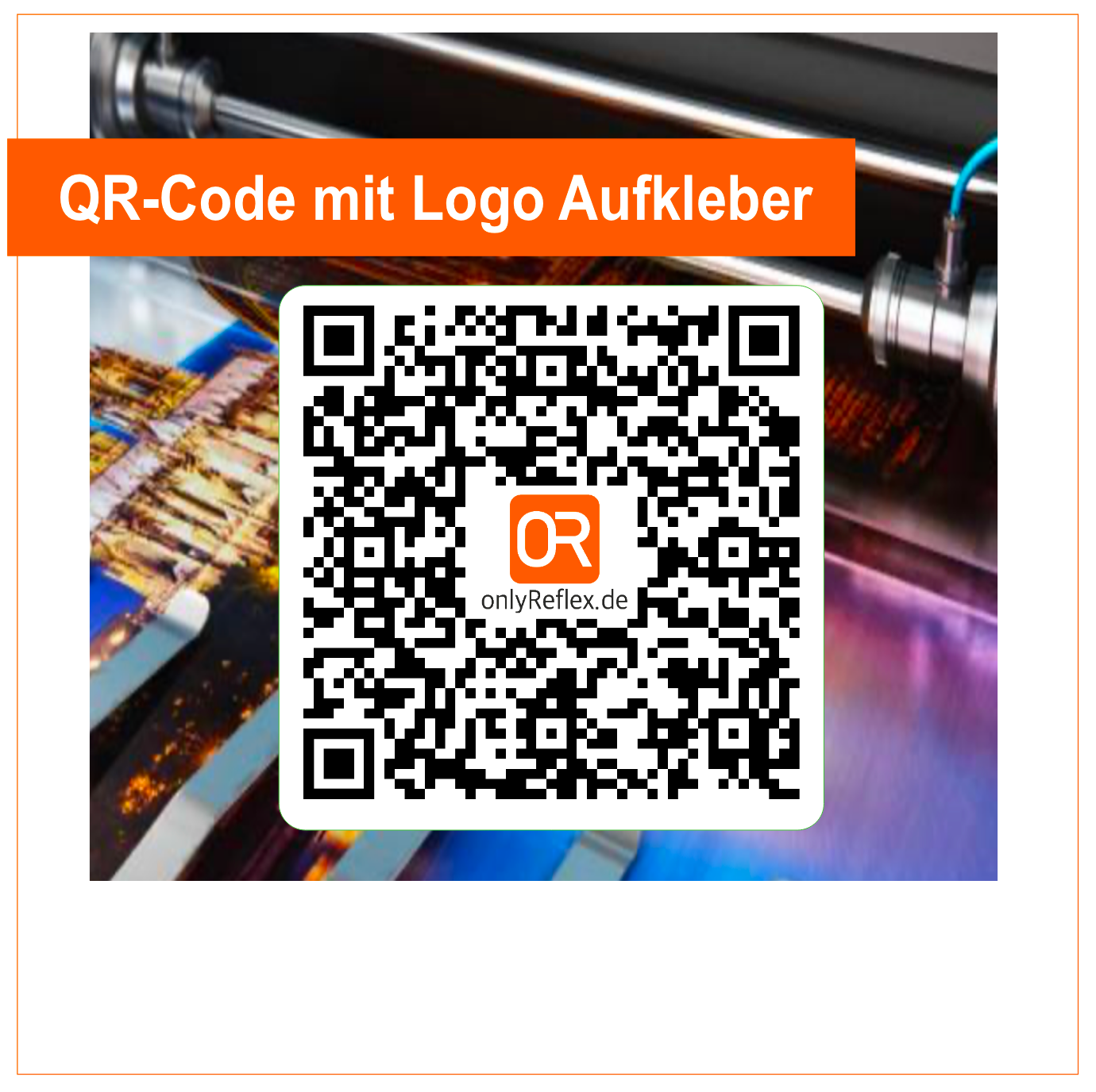 QR-Code Digitaldruck, Fahrzeugbeschriftung