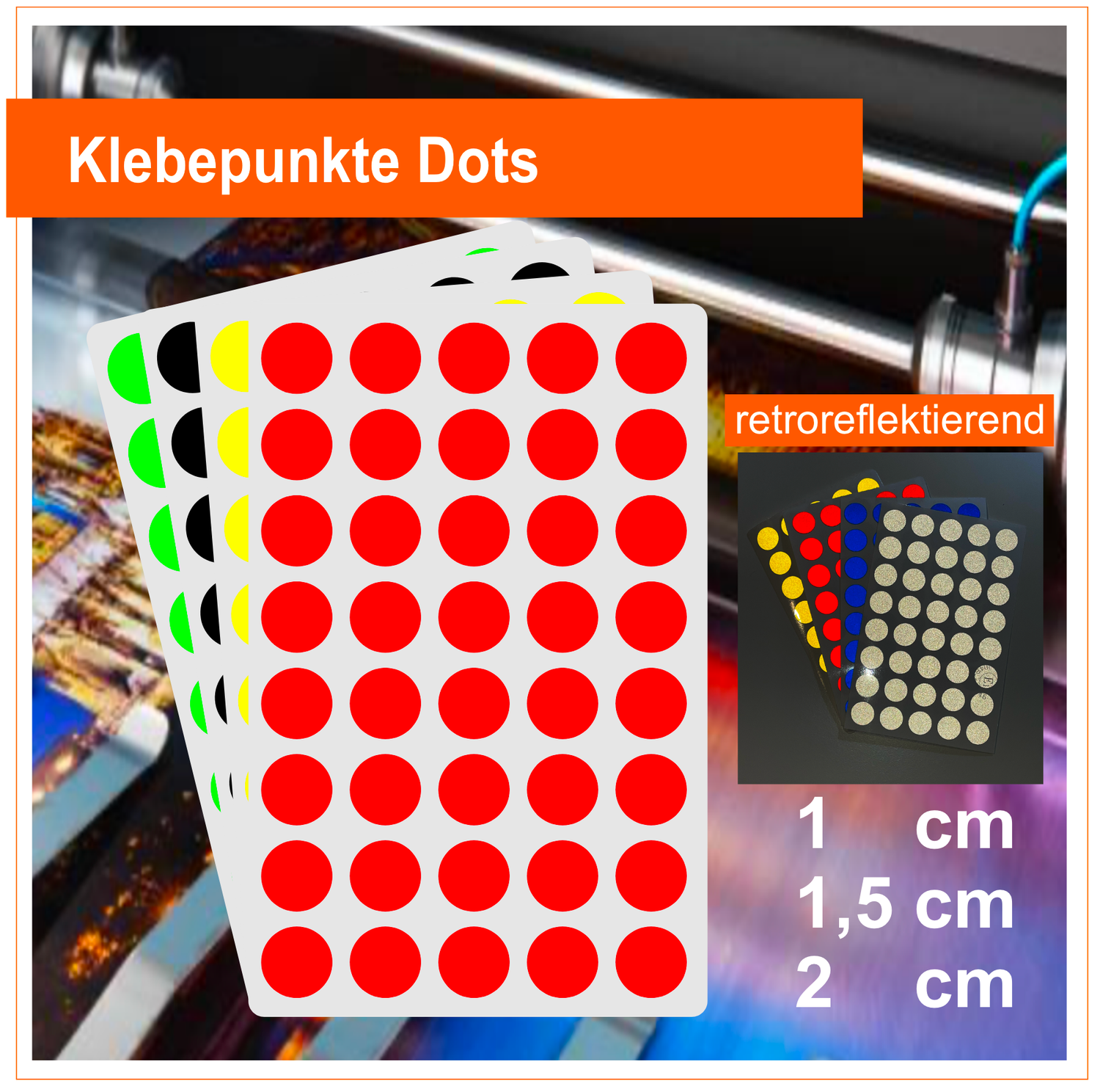Dots Klebepunkte