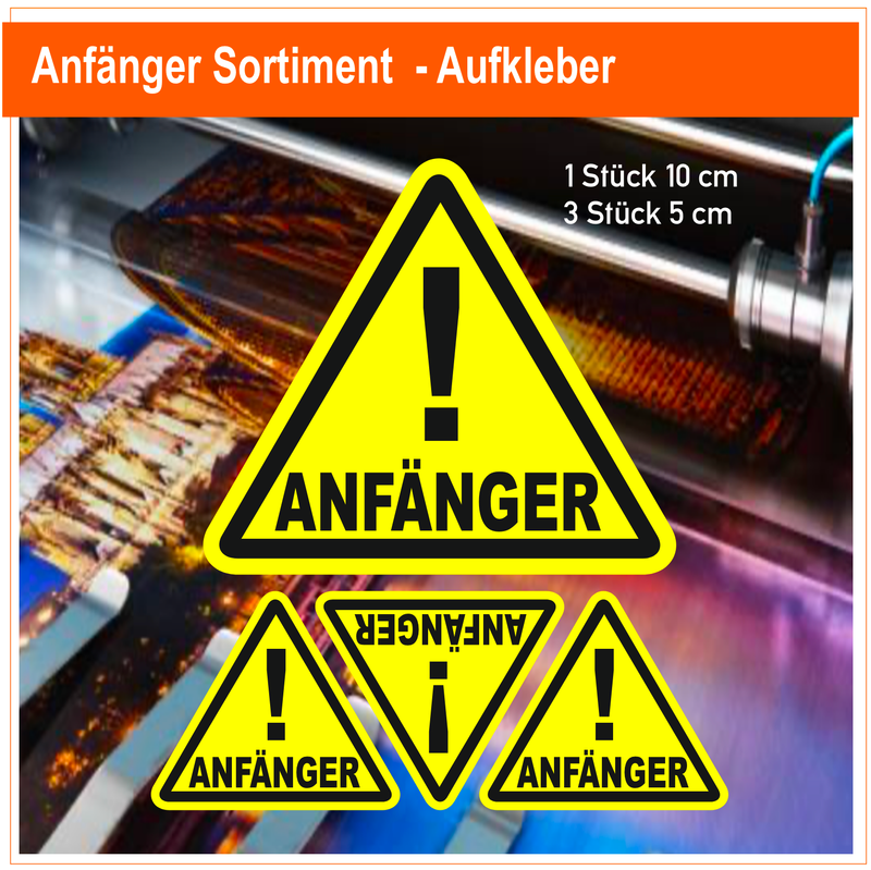 Anfänger Sortiment - Aufkleber