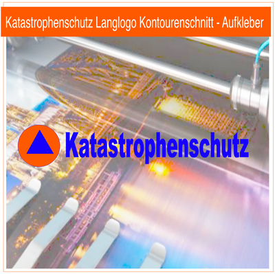 Katastrophenschutz  Langlogo ohne Hintergrund Aufkleber Katastrophenschutz  Langlogo ohne Hintergrund Aufkleber