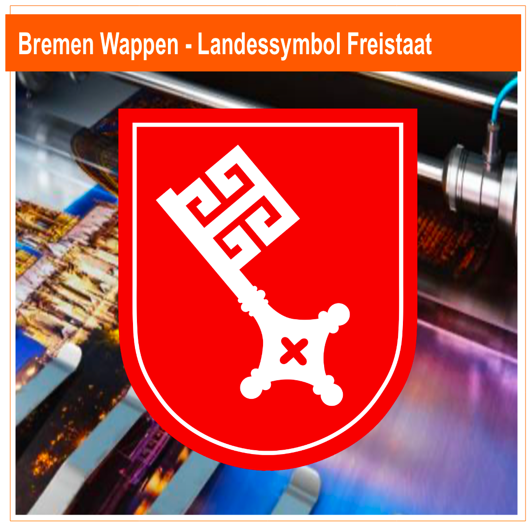 Bremen  Wappen - Aufkleber