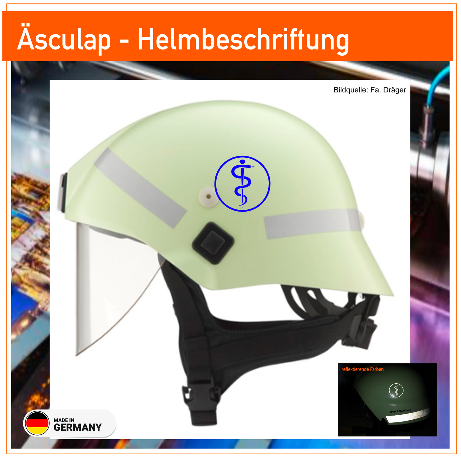 Äsculap Qualifikation Helmkennzeichnung