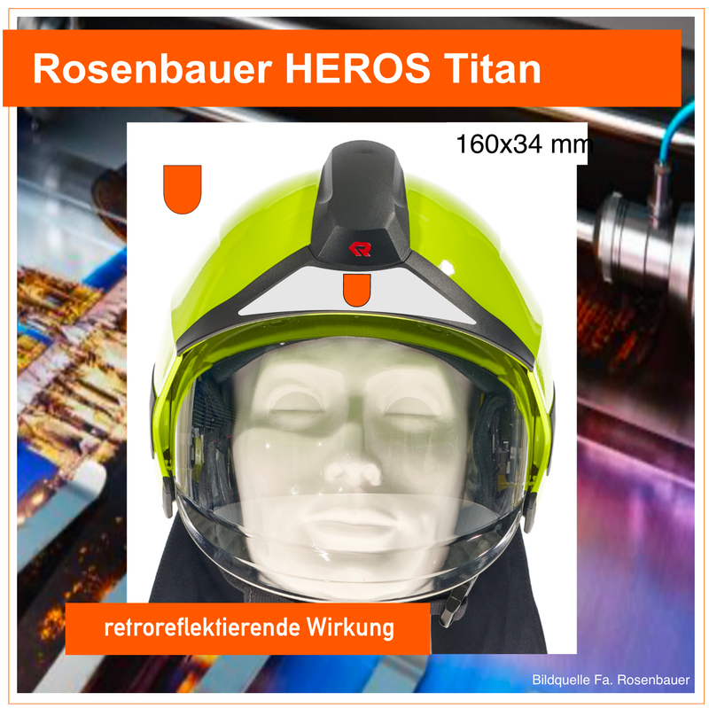 Rosenbauer HEROS Titan - Helmbeschriftung