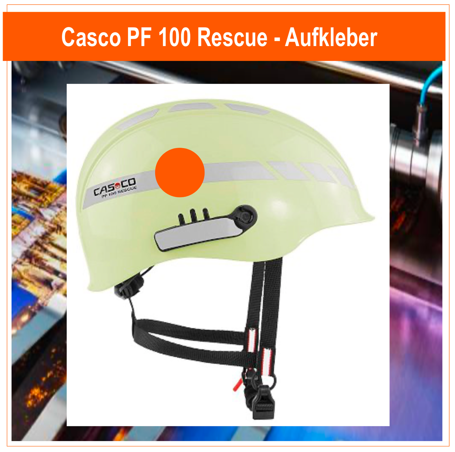 Casco PF 100 Rescue - Helmbeschriftung