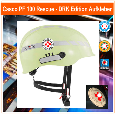 Casco PF 100 Rescue DRK Edition - Helmbeschriftung Casco PF 100 Rescue DRK Edition - Helmbeschriftung