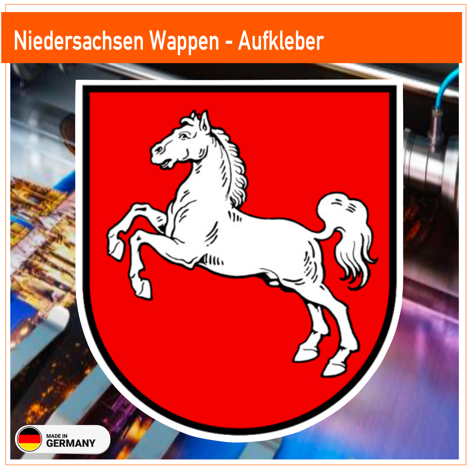 Niedersachsen Wappen - Aufkleber