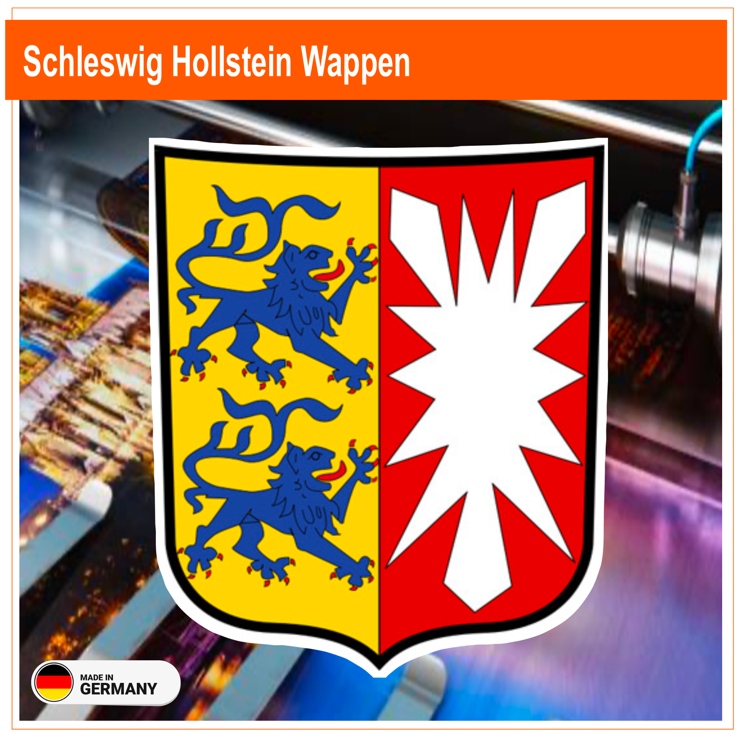 Schleswig Hollstein Wappen - Aufkleber