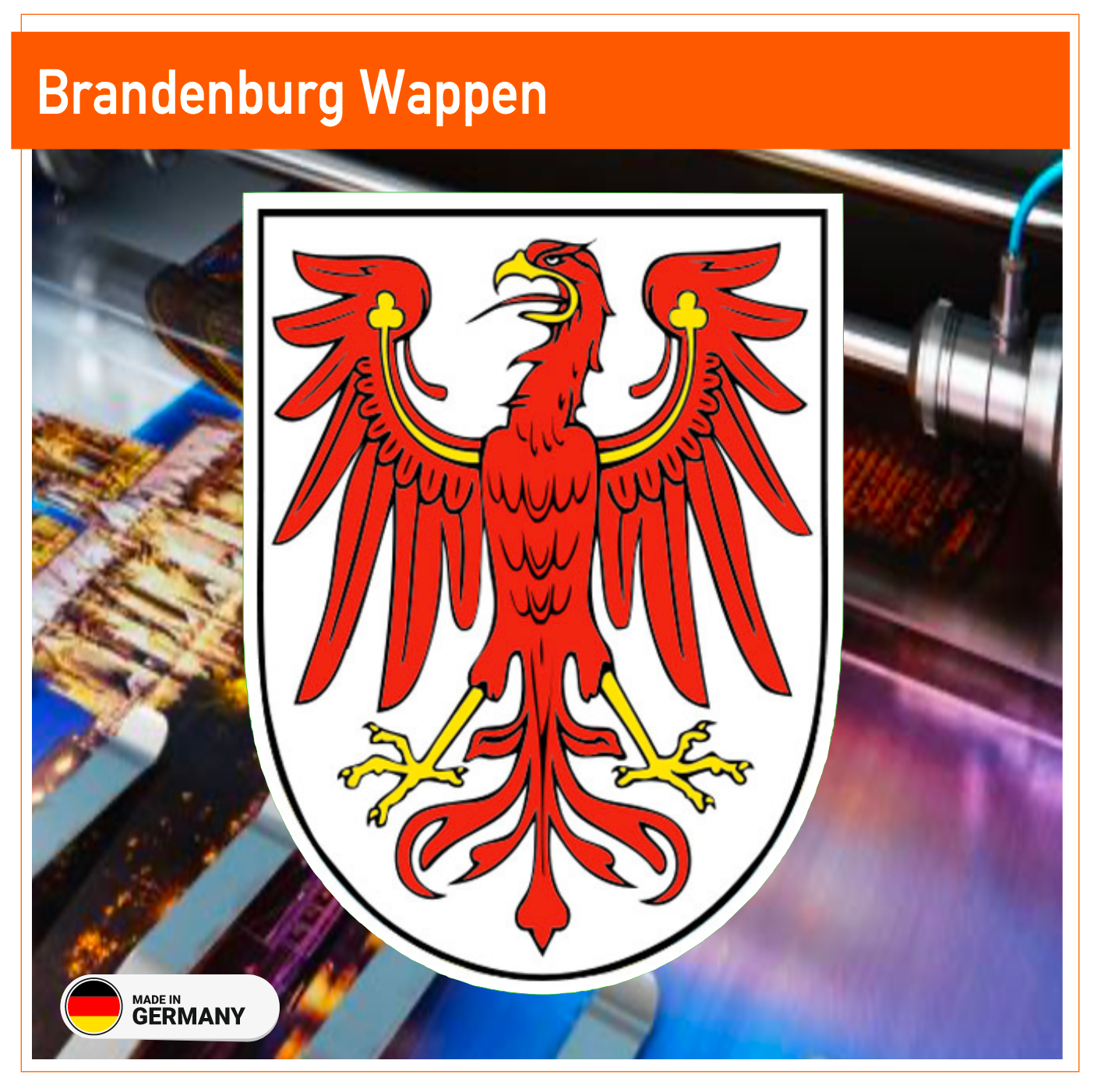 Brandenburg Wappen - Aufkleber