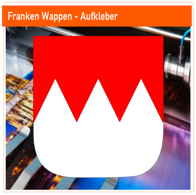 Franken  Wappen - Aufkleber