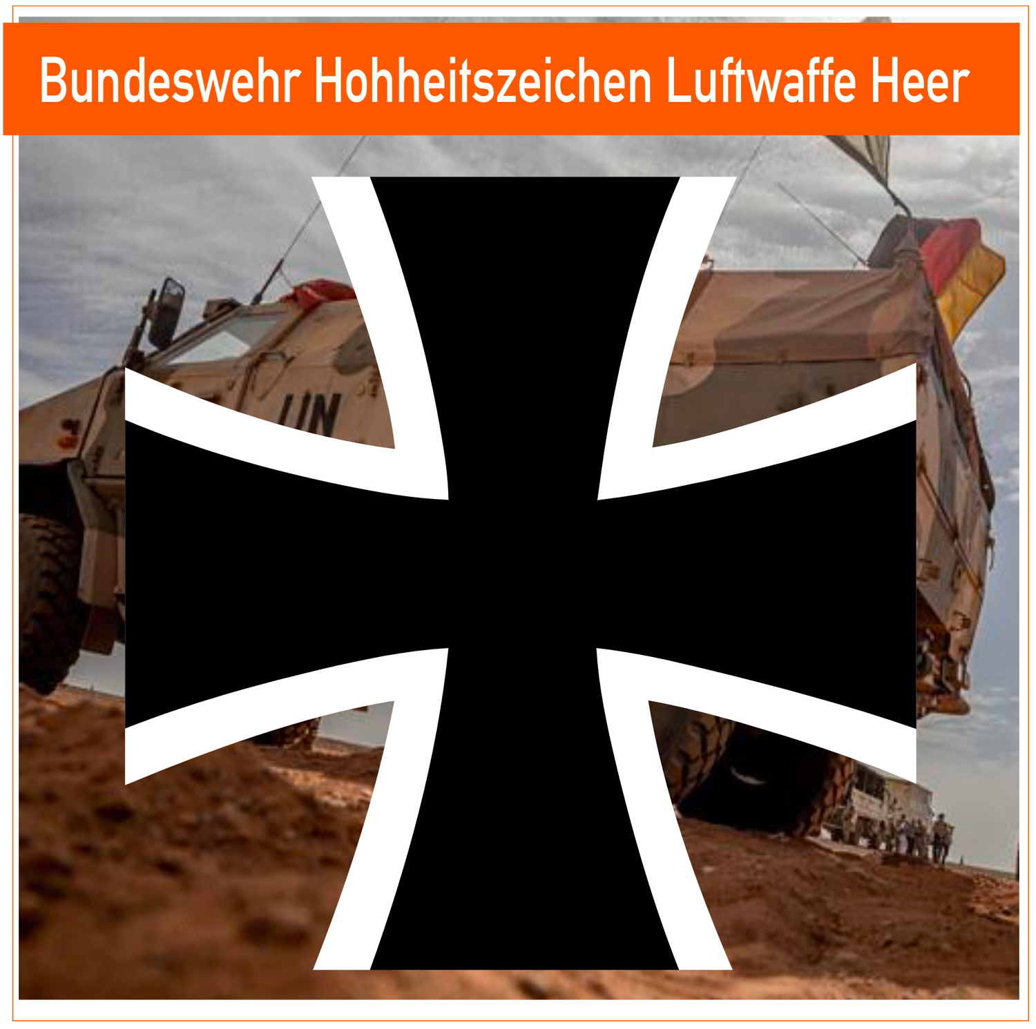 Bundeswehr Luftwaffe Heer Hoheitszeichen Aufkleber