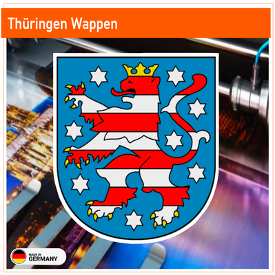 Thüringen  Wappen - Aufkleber