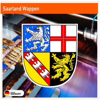 Saarland Wappen - Aufkleber Saarland Wappen - Aufkleber