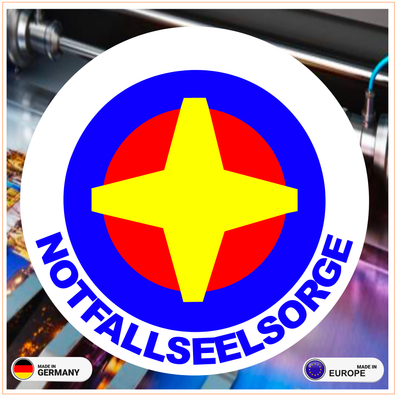 Notfallseelsorge PSNV (Style 2) Rundlogo- Aufkleber Notfallseelsorge PSNV (Style 2) Rundlogo- Aufkleber