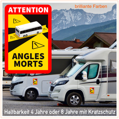 Angles Morts - Bus Wohnmobil 3er-Set Aufkleber