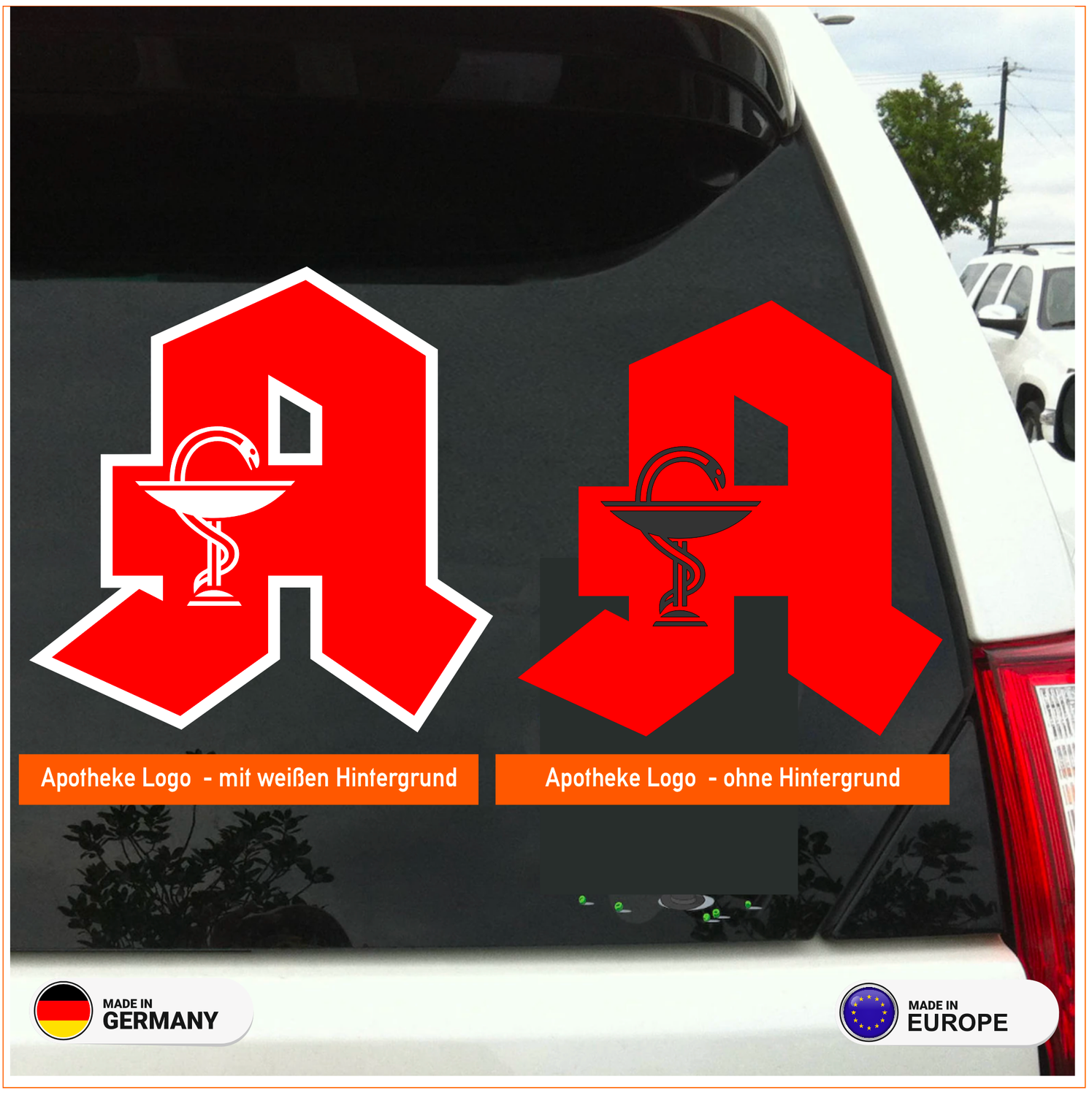 Apotheke Logo - Aufkleber