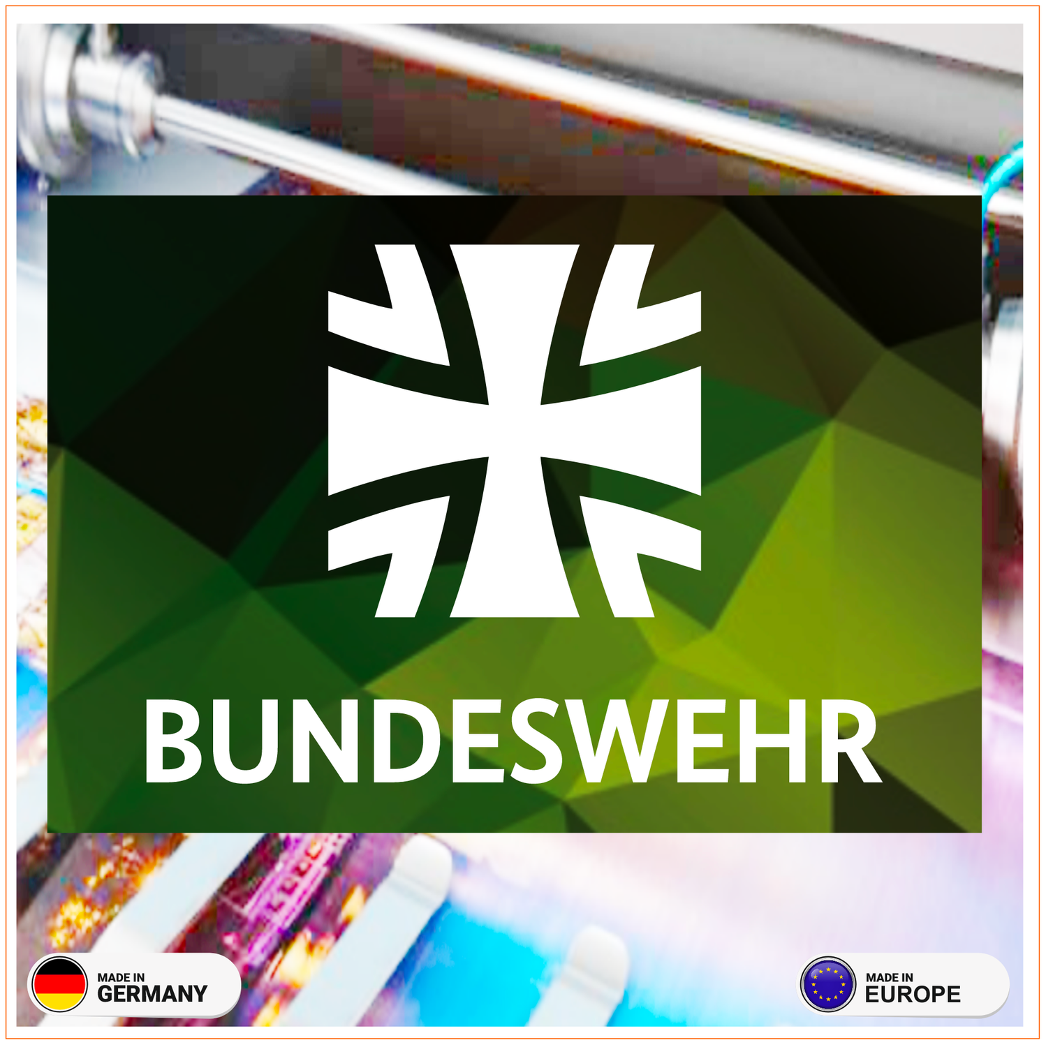 Bundeswehr Camouflage Tarnfarbe Aufkleber
