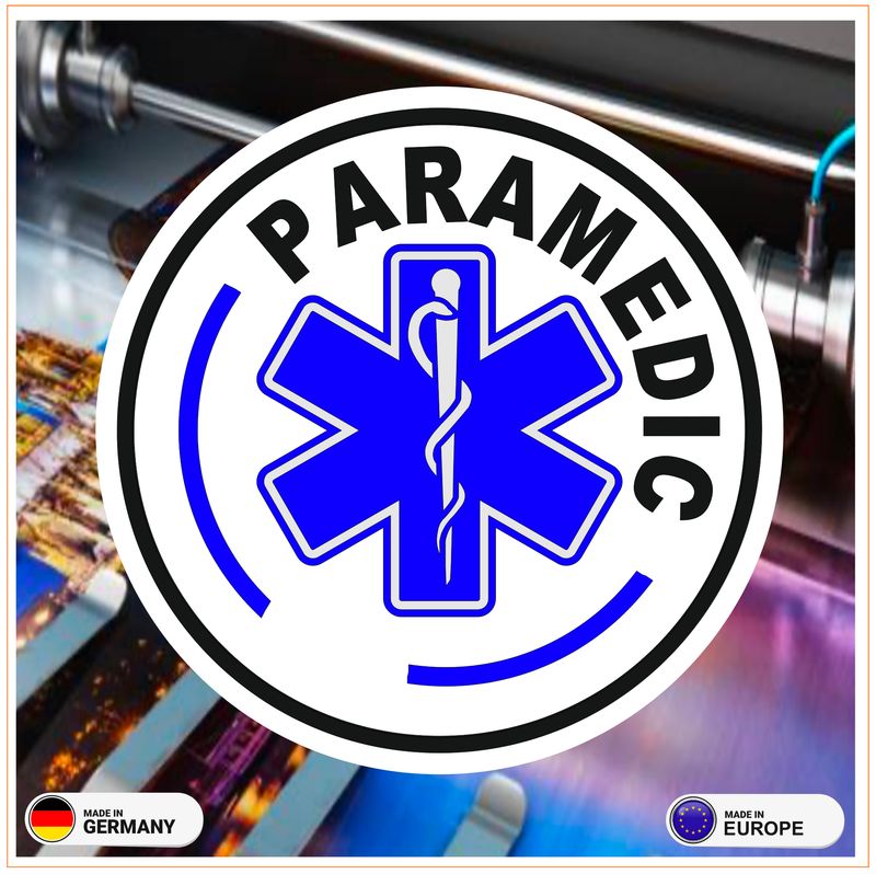 Paramedic Star of Life - Rundlogo Paramedic Star of Life - Rundlogo