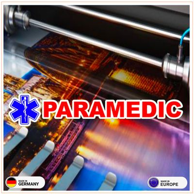 Star of Life Paramedic Langlogo, Aufkleber