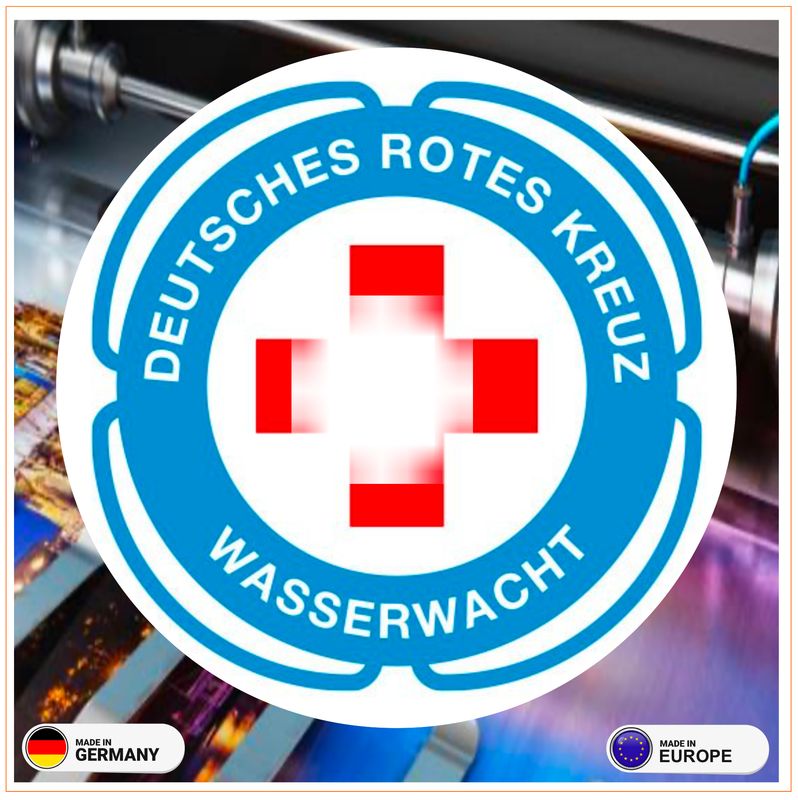 Wasserwacht - Rundlogo - Deutsches Rotes Kreuz- Aufkleber Wasserwacht - Rundlogo - Deutsches Rotes Kreuz- Aufkleber